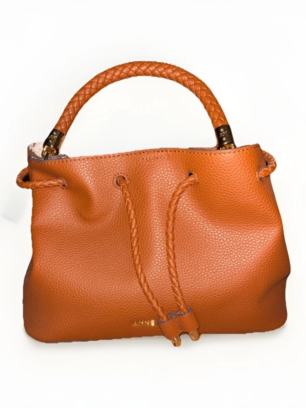 Anne Klein Small Braided Handle Satchel Bag